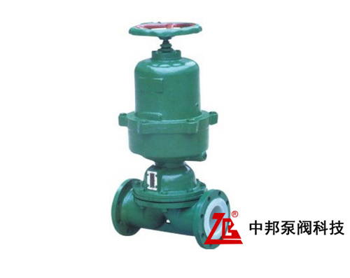 G641F46常閉式氣動襯氟塑料隔膜閥