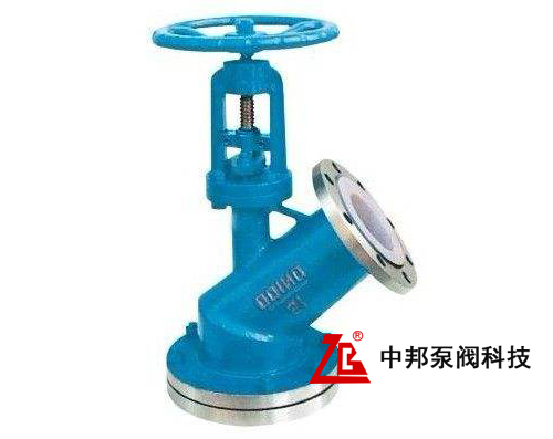 HG襯氟上展放料閥